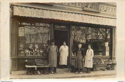 LES AIX D'ANGILLON Magasin "les bonnes semences" - CARTE PHOTO