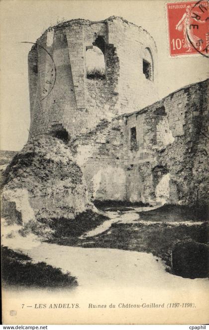 CPA Les Andelys Ruines du Chateau Gaillard