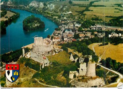 CPM Les Andelys (Eure) Vue aerienne