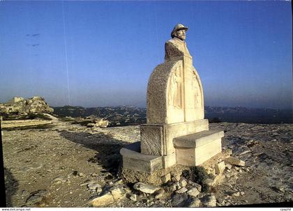 CPM Les Baux de provence la Citadelle Monument Charloun Rieu Poete Provencal qui a chante les Baux