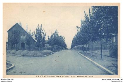 AUPP12-1159-78 - LES CLAYES-SOUS-BOIS - avenue du bois