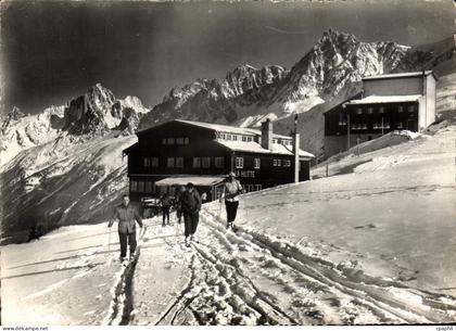 CPSM Les Houches Bellevue gare d'arrivée