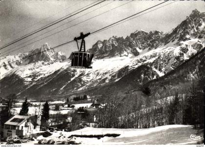 CPSM Les Houches Sports D'Hiver benne téléphérique