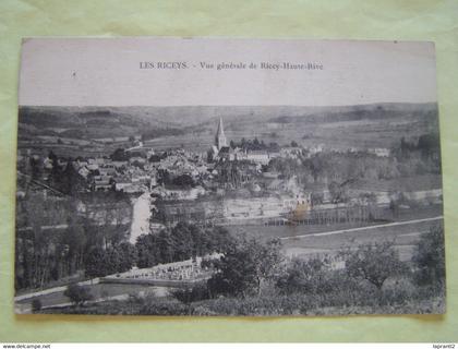 LES RICEYS. AUBE. VUE GENERALE DE RICEY-HAUTE-RIVE.