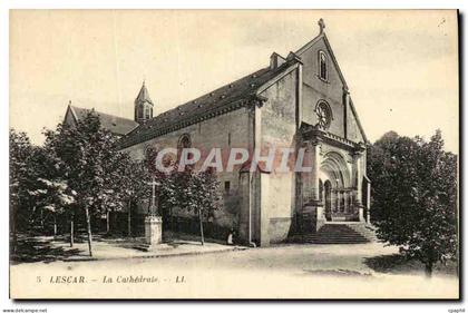 CPA Lescar La Cathedrale