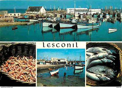 Carte Postale - 29 - Lesconil - Multivues - Bateaux - Voir Scans Recto Verso