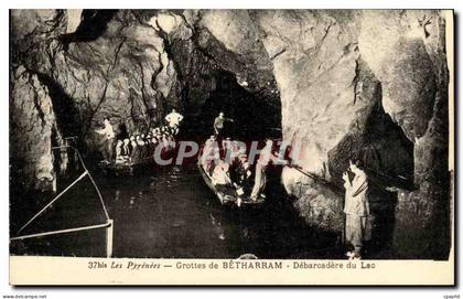CPA Grottes De Betharram Debarcadere du Lac