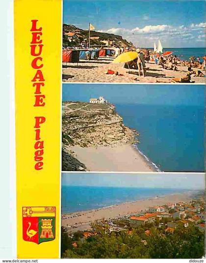 Carte Postale - 11 - Leucate - Leucate Plage - Multivues - Scènes de Plage - Blasons - CPM - Voir Scans Recto-Verso - Po