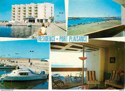 Carte Postale - 11 - Leucate - Port Leucate - Résidence Port Plaisance - Multivues - Automobiles - Bateaux - CPM - Voir