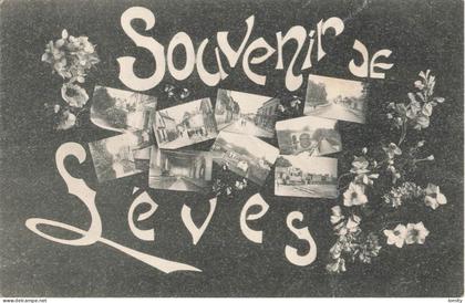 28 Lèves souvenir de Lèves CPA vues multivues