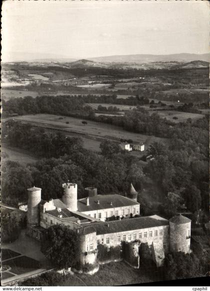CPM Chateau De Ravel Pres De Lezoux Face Ouest et jardins a la Francaise