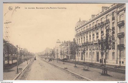 (40371) AK Lille, neuer Boulevard Lille-Roubaix-Tourcoing, Feldpost 1916