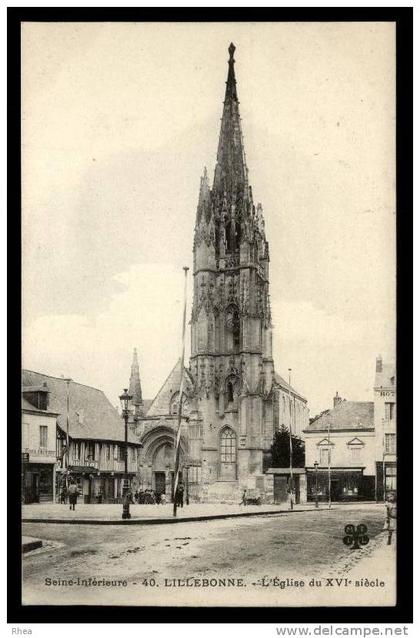 76 Lillebonne eglise D76D K76384K C76384C RH096905