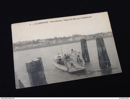 76 Lillebonne  (Seine-Maritime) Port Jérôme Départ-du-Bac pour Quilleboeuf