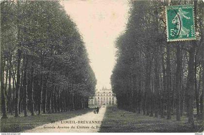 Carte Postale - 94 - Limeil Brévannes - Grande Avenue du Château de Brévannes - CPA - Voir Scans Recto-Verso - Poscard -