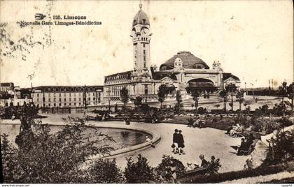 CPA Limoges Nouvelles Gare Limoges Benedictins
