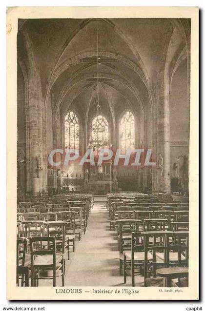 CPA Limours Interieur de l'Eglise