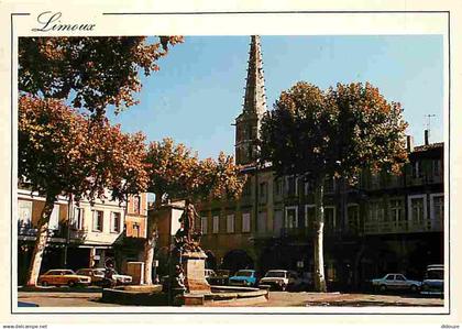 11 - Limoux - Place République - Automobiles - CPM - Voir Scans Recto-Verso