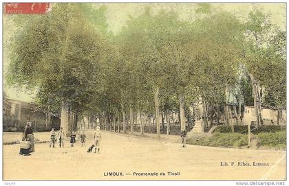 Aude- Limoux -Promenade du Tivoli.