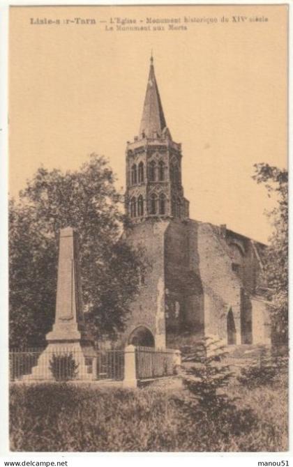 LISLE sur TARN  L'église