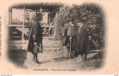 livernon - paysans du causse - types personnages du lot