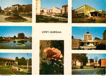 93 - Livry Gargan - Multivues - Carte Dentelée - CPSM grand format - Voir Scans Recto-Verso