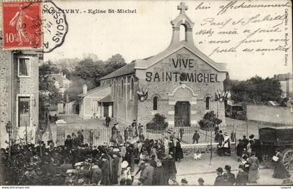 CPA Gargan Livry Eglise St Michel (Vive Saint Mcihel)