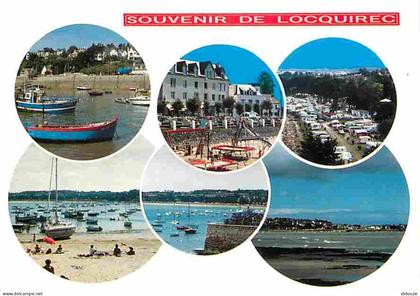 Carte Postale - 29 - Locquirec - Multivues - Plages - Automobiles - Voir Scans Recto Verso
