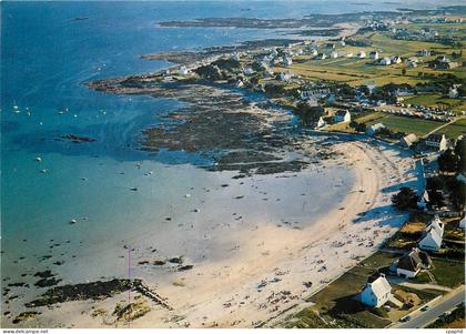 CPM La Bretagne Pittoresque La Plage de Laudonnec et les Campings a Loctudy