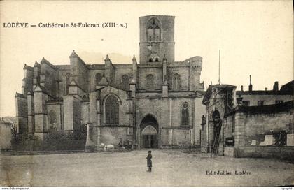 CPA Lodeve Cathedrale St Fulcran