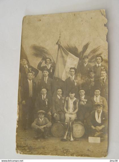 RHONE-CARTE PHOTO CONSCRITS LOIRE SUR RHONE -ANIMEE