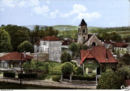 CPSM Longjumeau Essonne l'eglise