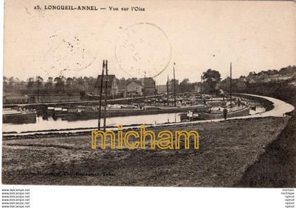 C P A  60  -    LONGUEIL  -  ANNEL - vue sur l'oise