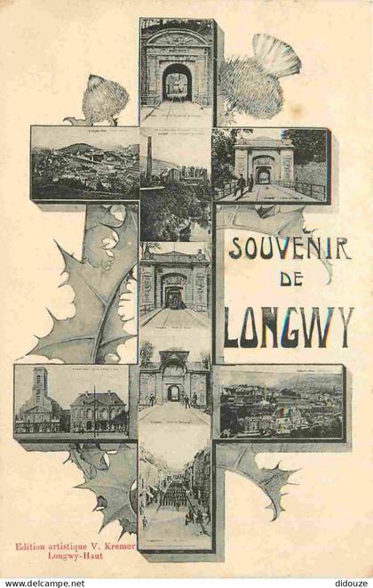 Carte Postale Ancienne - 54 - Longwy - Souvenir de longwy - Multivues - CPA - Voir Scans Recto-Verso