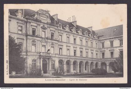 FRANCE, Postcard, Lons-le-Saunier, Boys High School