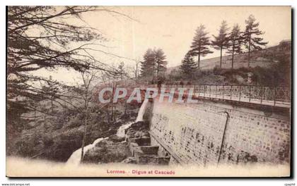 Lormes - Digue et Cascade - CPA