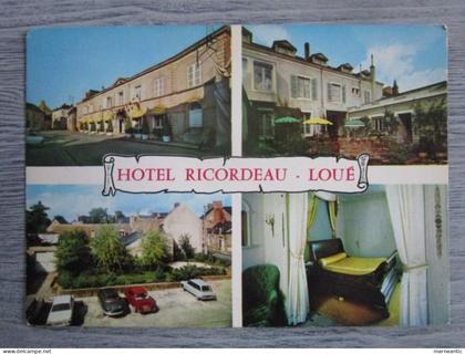 Cpa Loue (72) hôtel Ricordeau