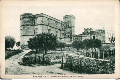 CPA Lourmarin Chateau Renaissance Cote Ouest