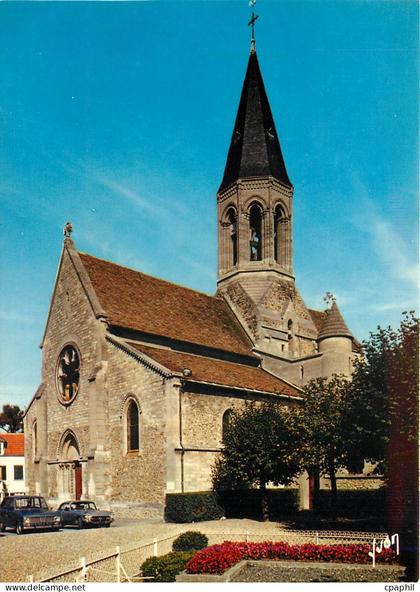 CPM Couleurs et Lumiere de France Louveciennes (Yveliness) L'Eglise