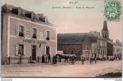 53 LOUVERNE - route de Mayenne.
