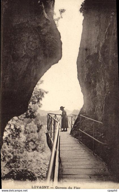 CPA Lovagny Gorges du Fier