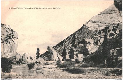 CPA Carte Postale France  Luc-en-Diois Eboulement dans le Claps  VM56325