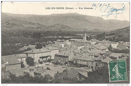 Drôme- Luc-en-Diois -Vue Générale.