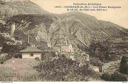 06 - Luceram - Les Vieux Remparts - CPA - Voir Scans Recto-Verso