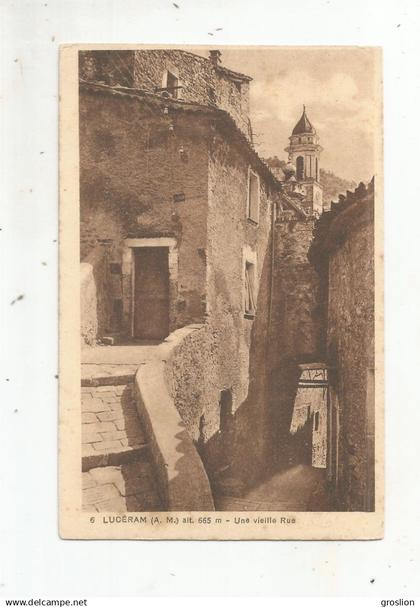 LUCERAM (A M) 6 ALT 665 M UNE VIEILLE RUE