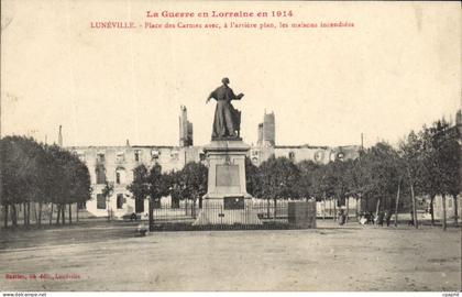CPA Luneville Place Des Carmes
