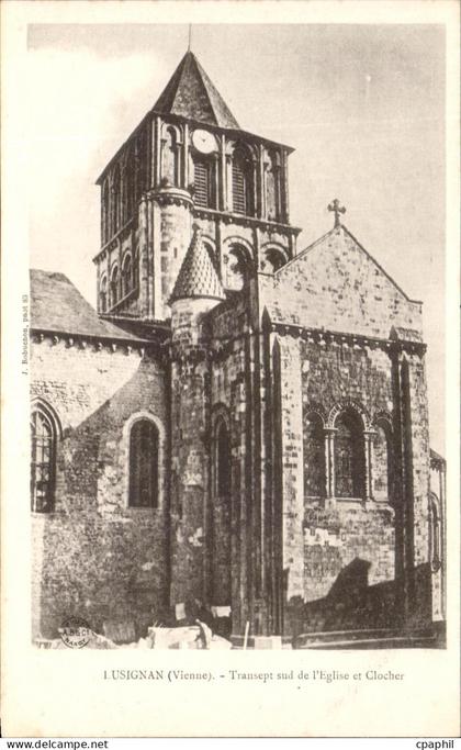 CPA Lusignan Transept Sud de l'Eglise et Clocher