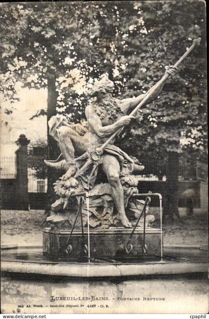Luxeuil les Bains - Fontaine Neptune - CPA