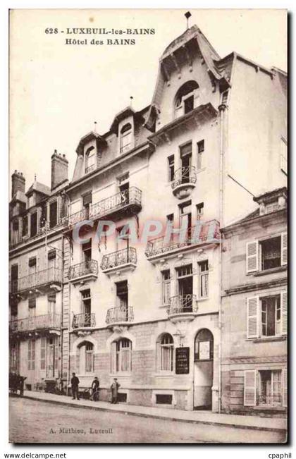 Luxeuil les Bains - Hotel des Bains - CPA