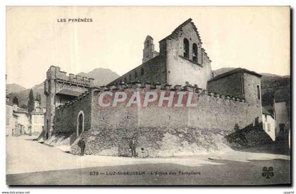 CPA Luz Saint Sauveur L Eglise des Templiers